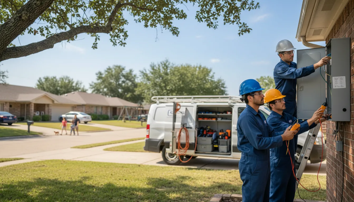 Certified electrician providing emergency electrical services in Monroe, LA